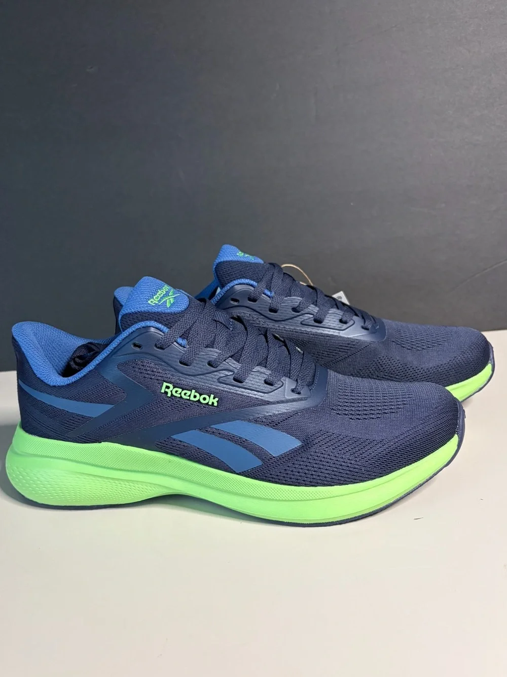 Reebok Men’s Navy & Neon Green Energen Run 4 Sneakers